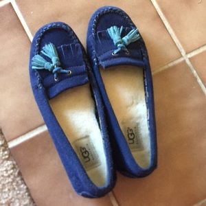 Ugg Australia Lizzy Moccasin Tassle slippers sz 7